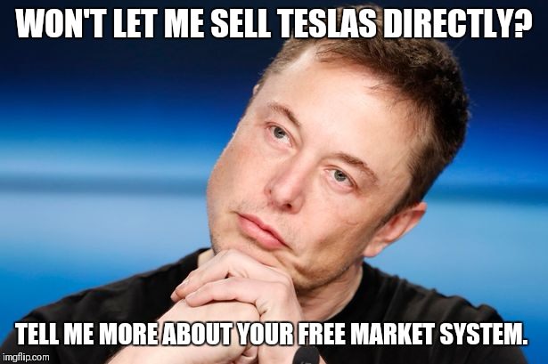 Tesla and the free market