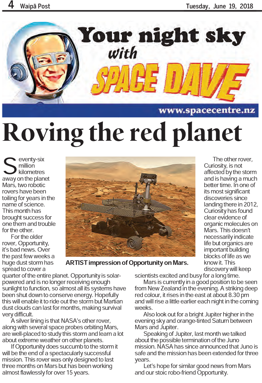 Roving the Red Planet
